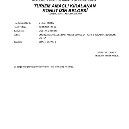 Merkezde Muestakil Havuzlu * Αλικαρνασσός